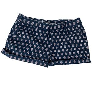 Khakis By Gap Women's Shorts Size 10 City 3 Inch Short Paisley Print Summer 2016